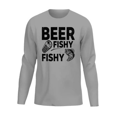 Beer Fishy Fishy Men Long Sleeve Shirt